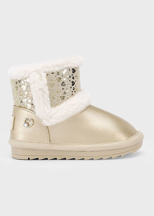 Mayoral Baby Faux Fur Lined Boots