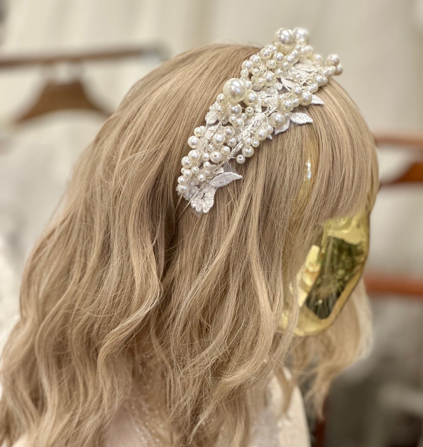 Girls Pearl Headband