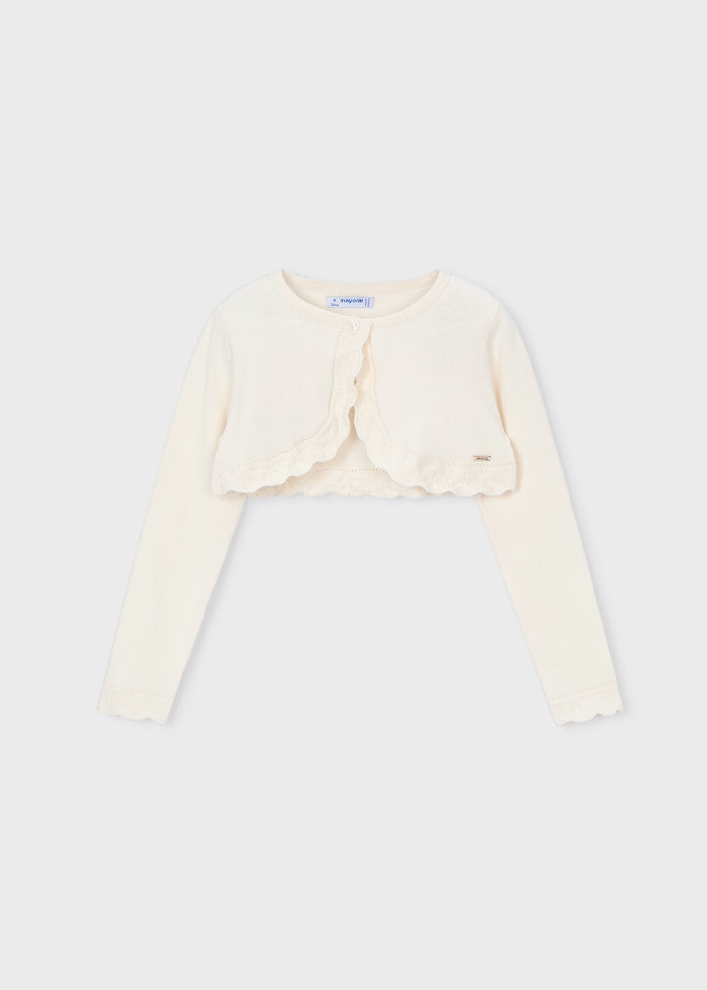 Mayoral Girl Knit Crop Cardigan