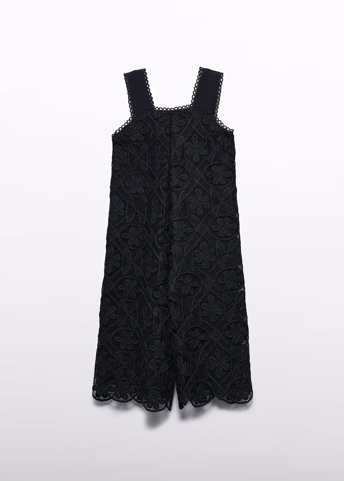 Abel & Lula Girl Guipure Culotte Jumpsuit