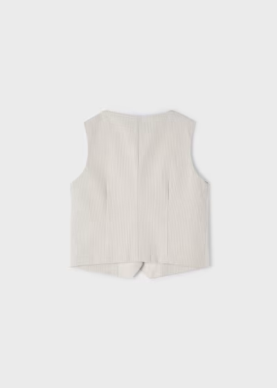 Mayoral 3pc Linen Vest Set