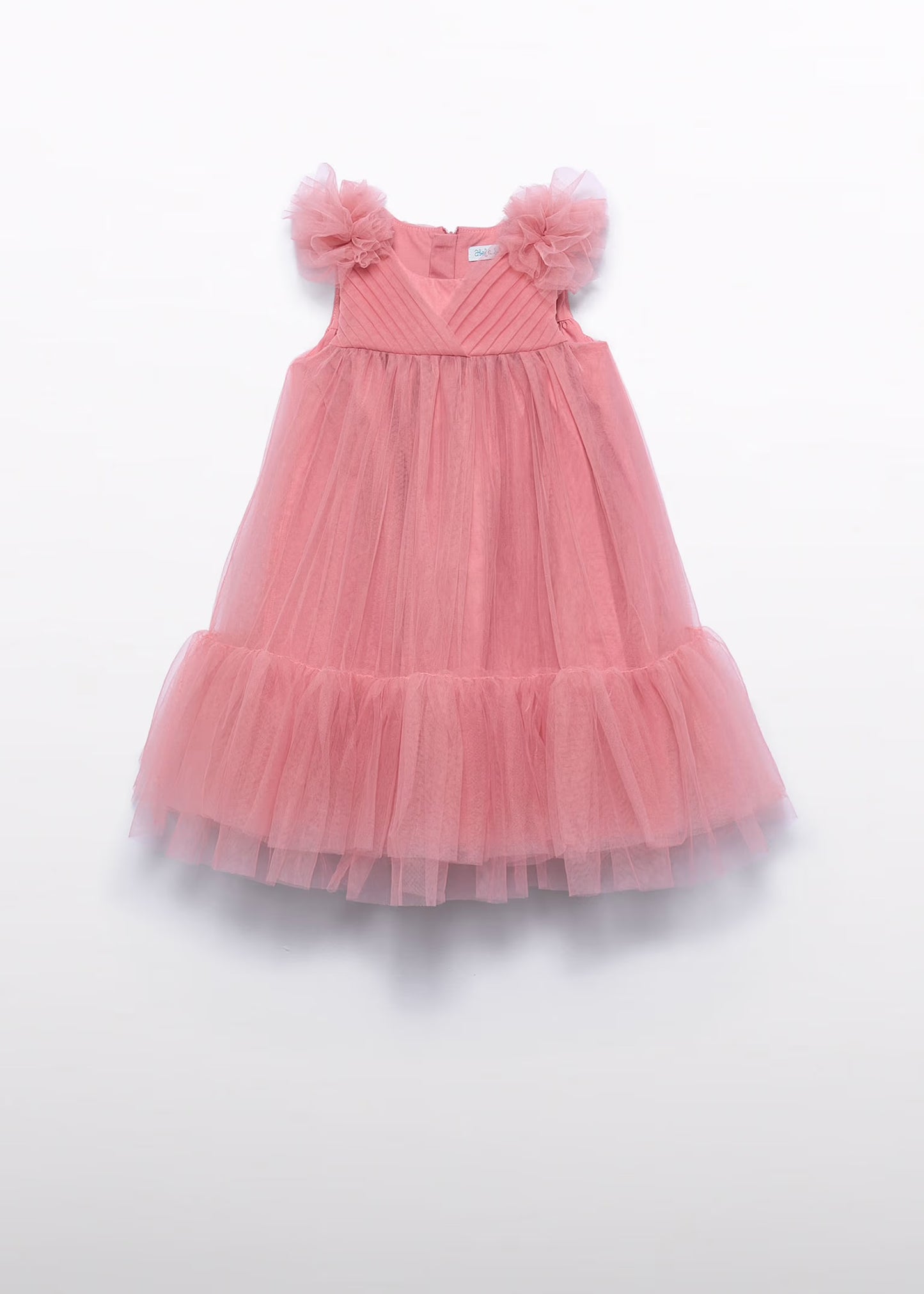 Abel & Lula Girl Ruffled Tulle Dress
