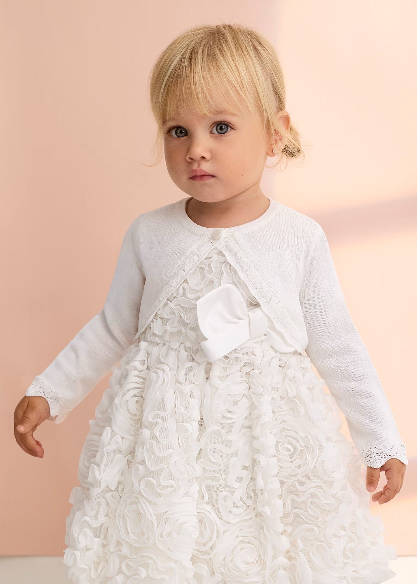 Abel & Lula Baby Knit Crop Cardigan