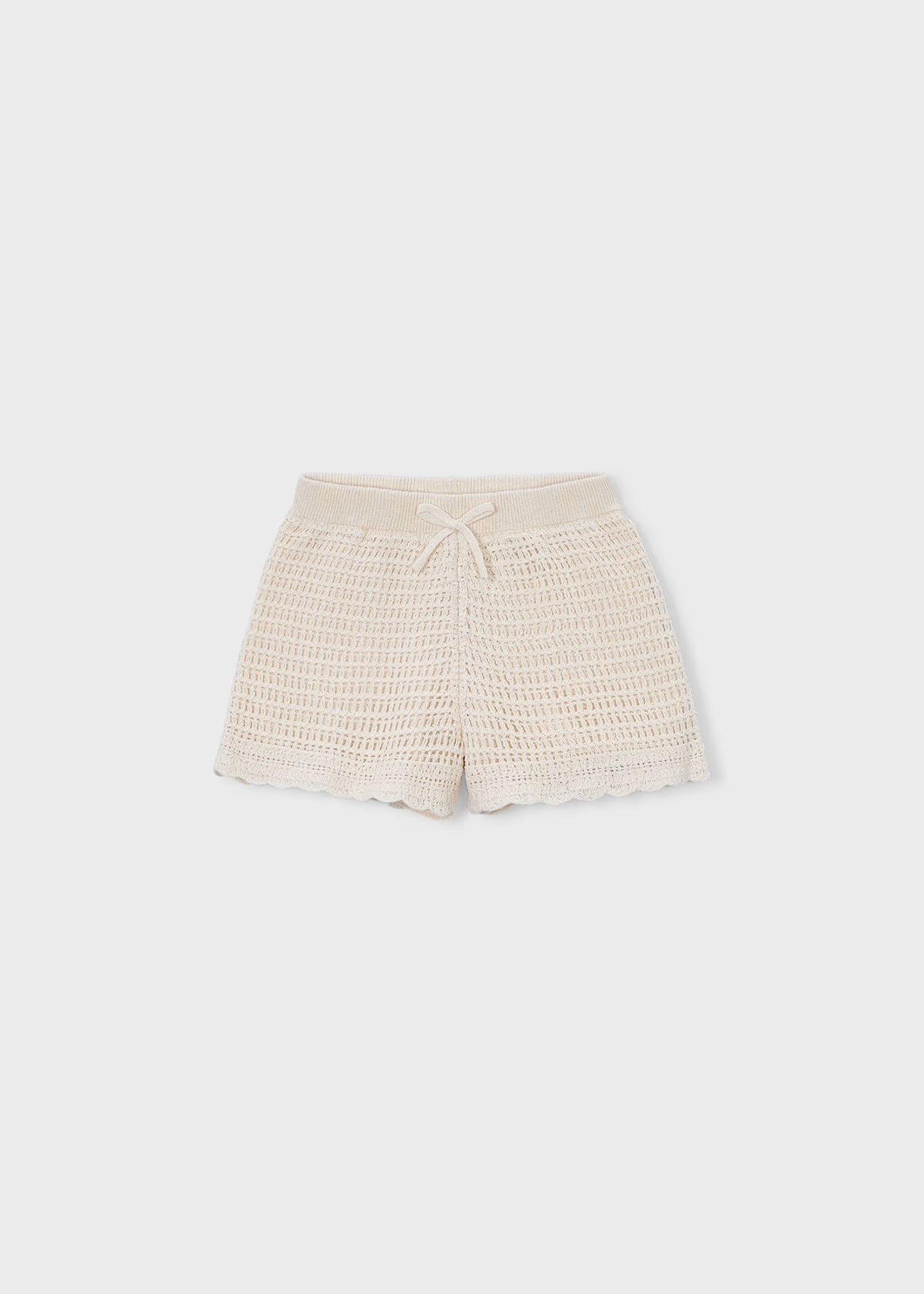 Mayoral Girl Crochet Top/Shorts Set