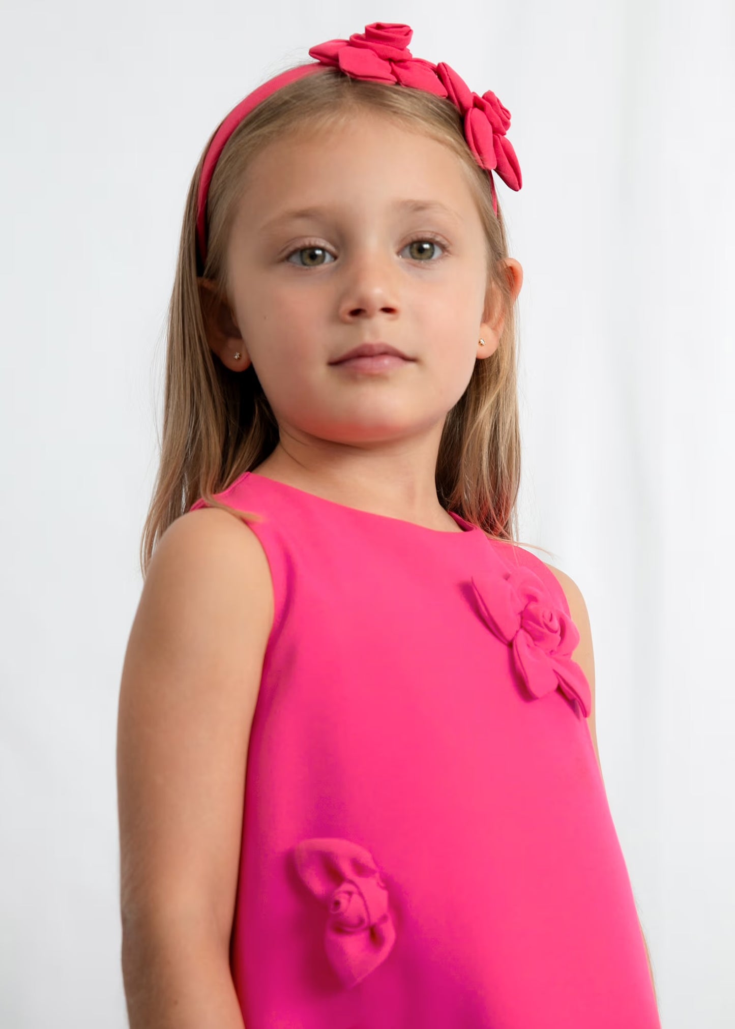 Mayoral Girl Flower Applique Dress