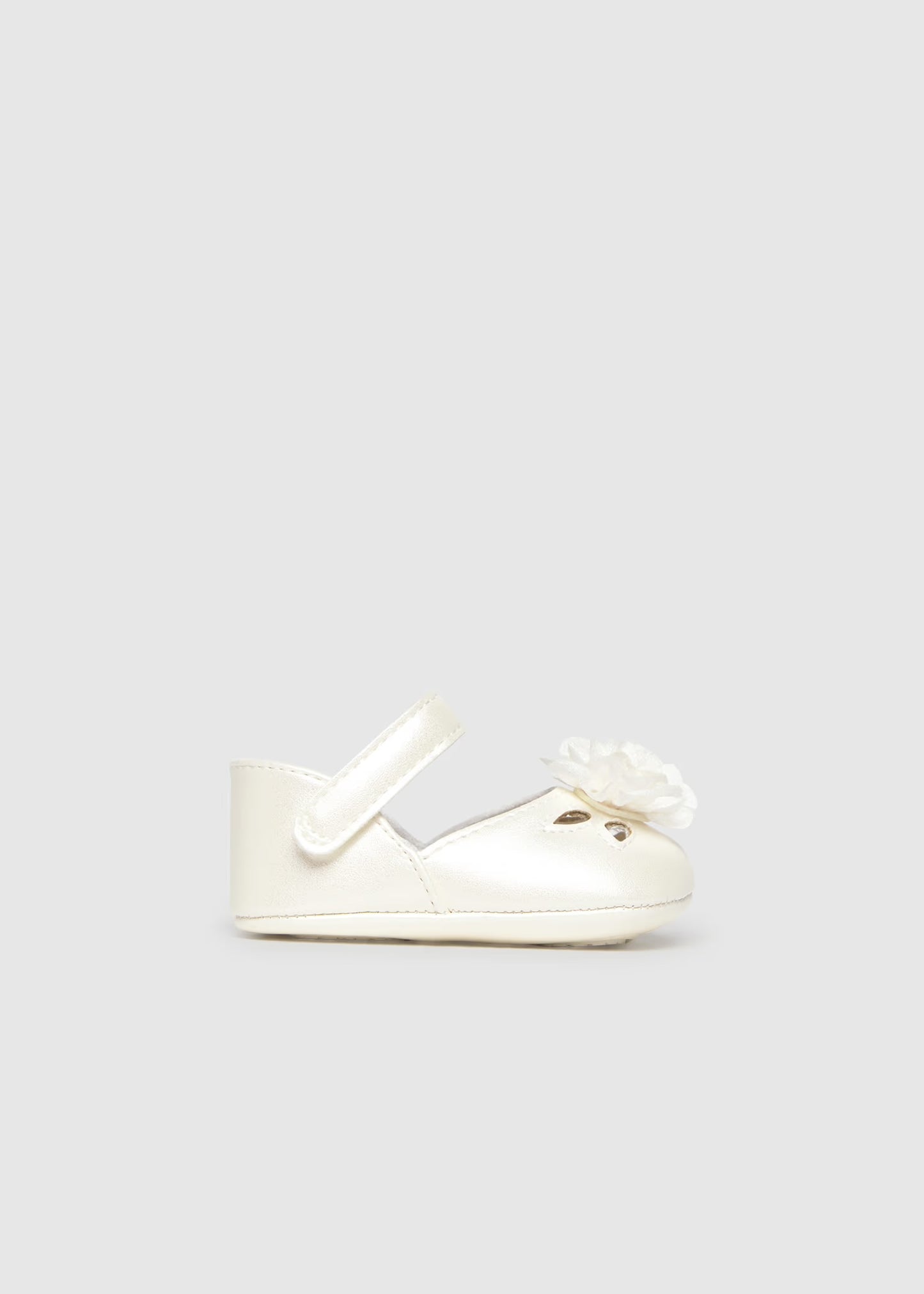Mayoral Newborn Girl Flower Mary Janes
