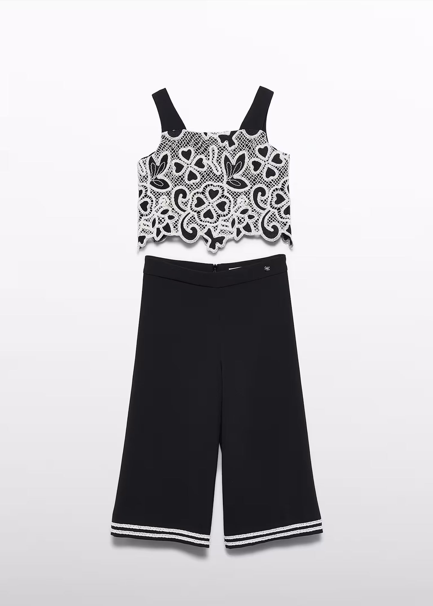 Abel & Lula Girl Culotte Pants and Top Set