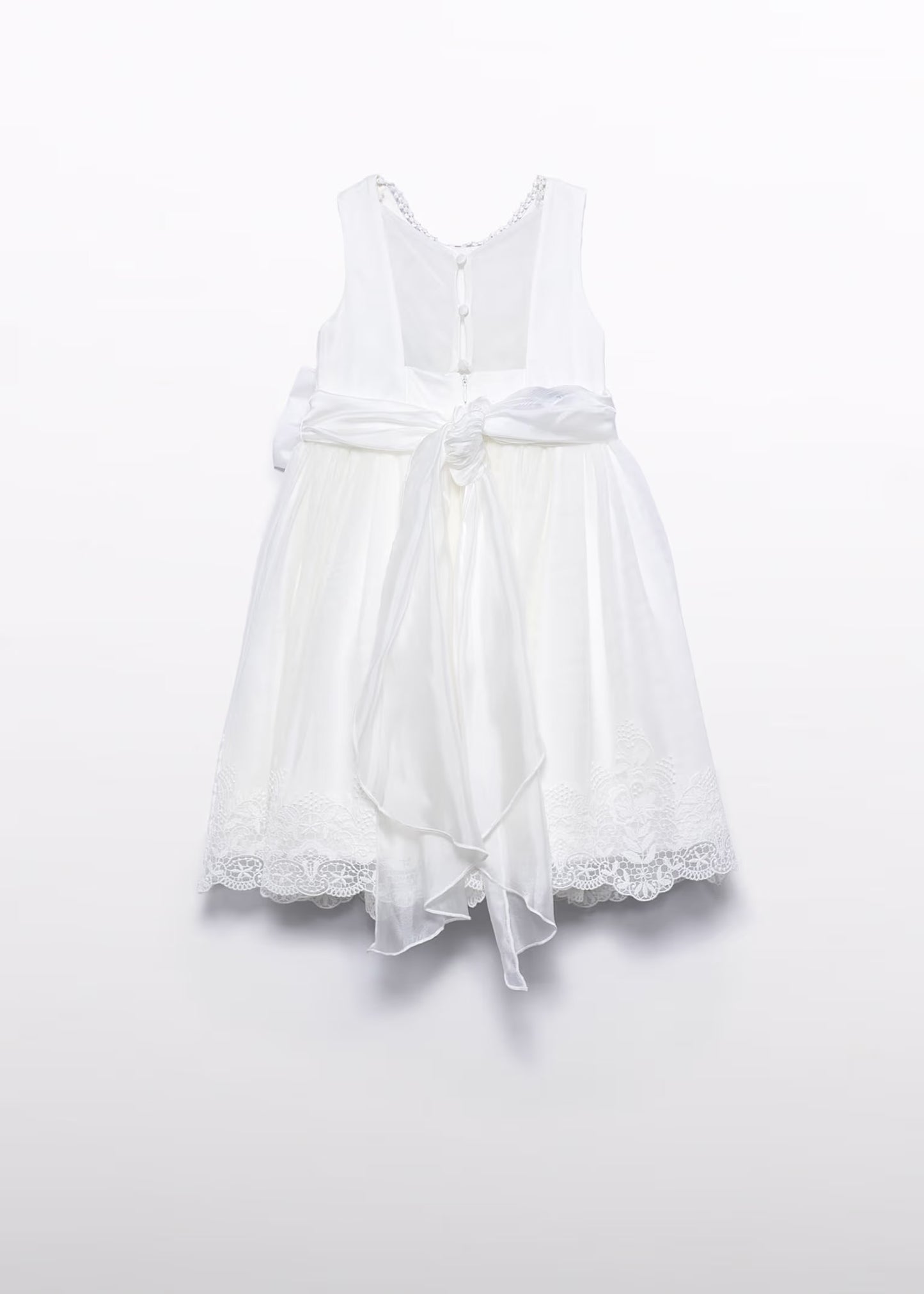 Abel & Lula Girl Embroidered Tulle Dress