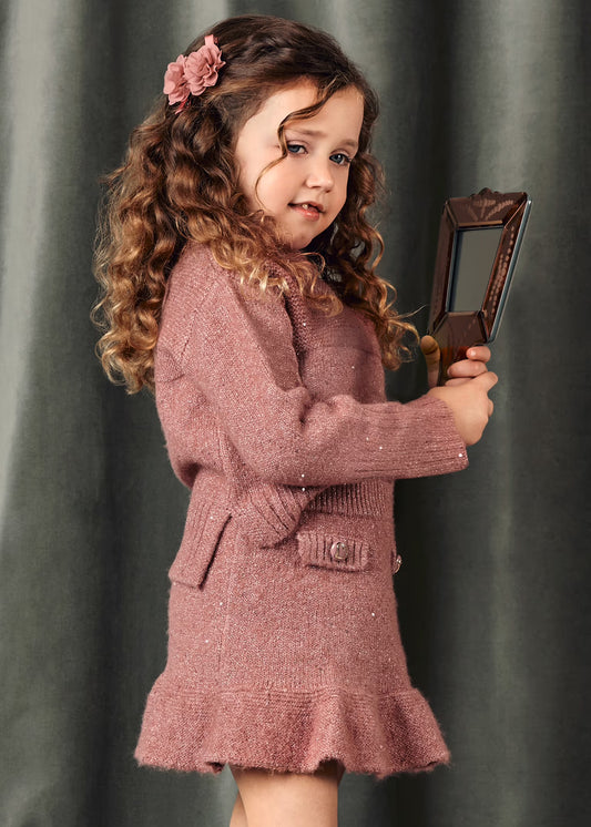 Abel & Lula Girl Knit Skirt Set
