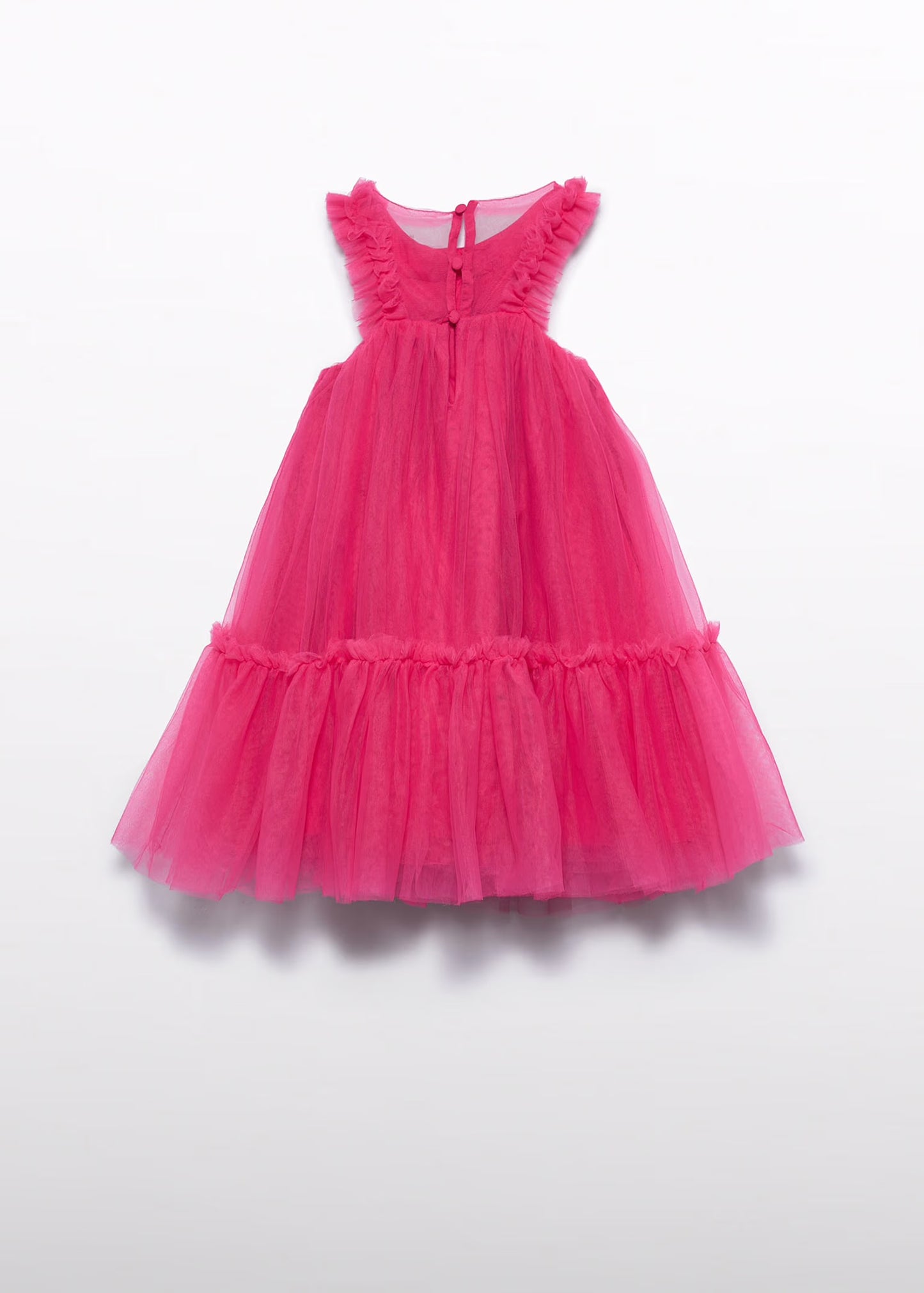 Abel & Lula Girl Ruffled Tulle Dress