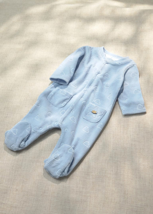 Mayoral Boy Velour Footie