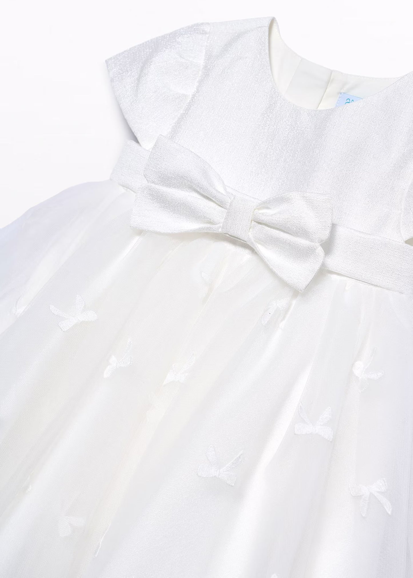 Abel & Lula Baby Embroidered Tulle Dress