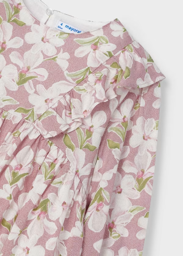 Mayoral Floral Print Dress