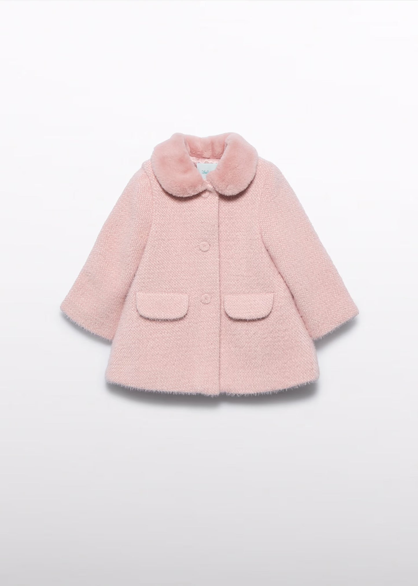 Abel & Lula Baby Girl Textured Knit Coat