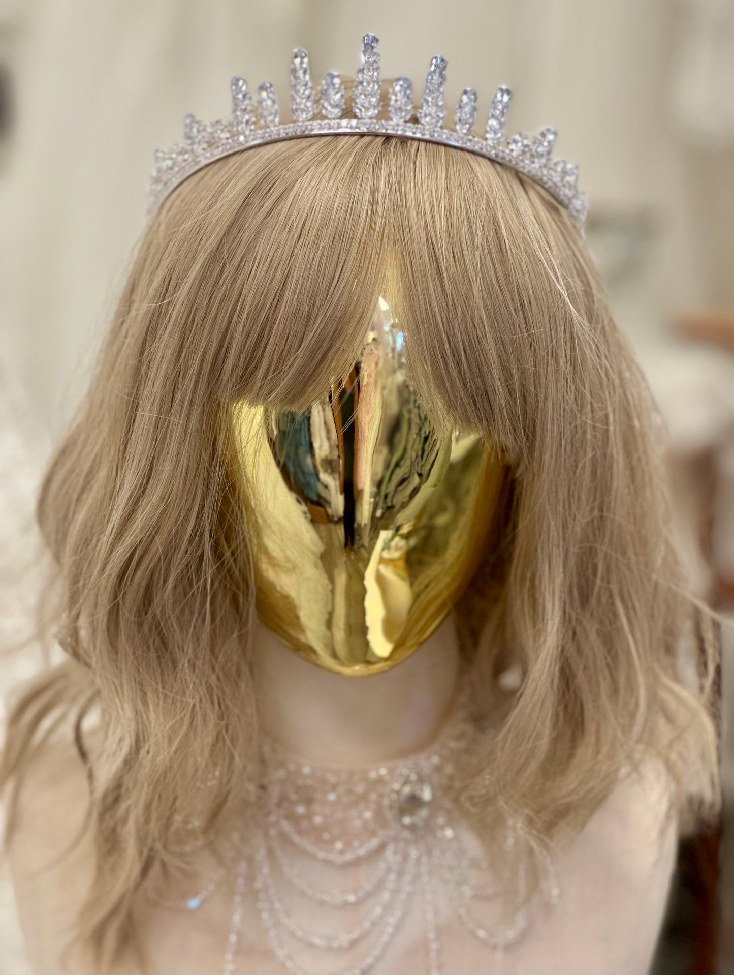 RHINESTONE TIARA CROWN