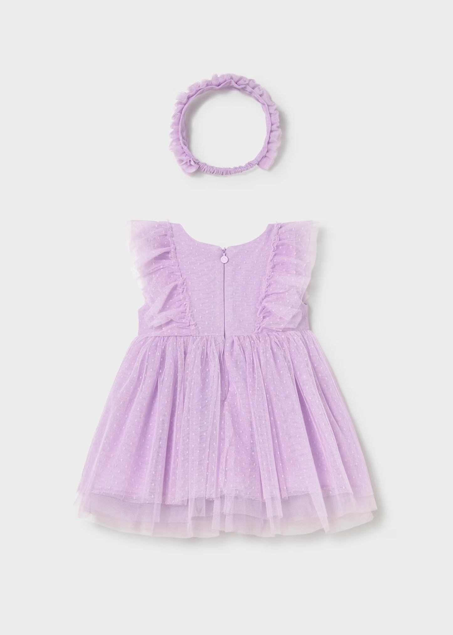 Mayoral Baby Tulle Dress with Headband