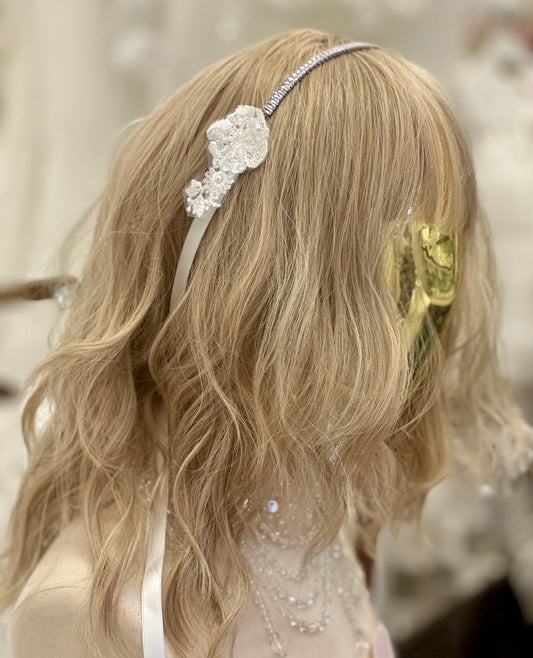 Floral Rhinestone Headband