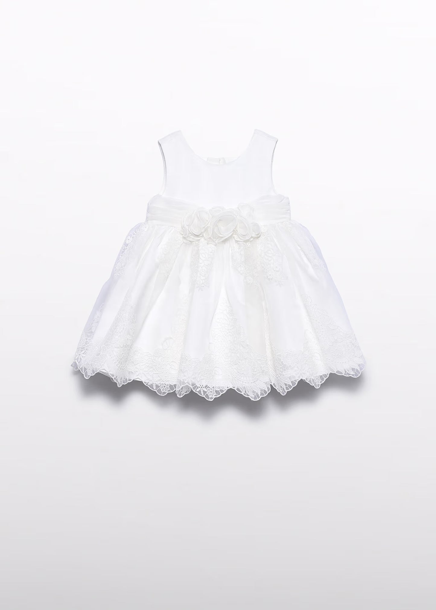 Abel & Lula Baby Embroidered Organza Dress