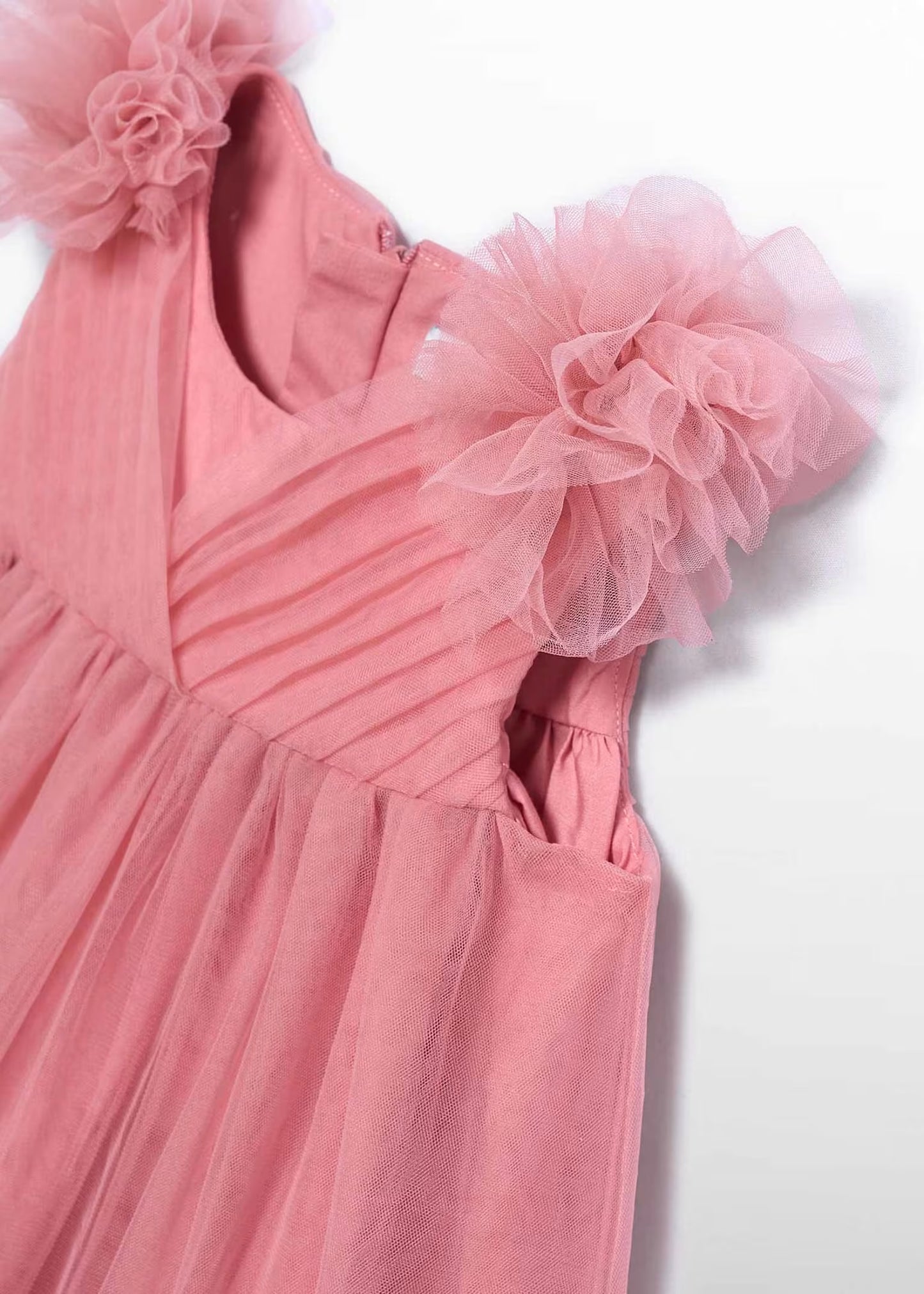 Abel & Lula Girl Ruffled Tulle Dress