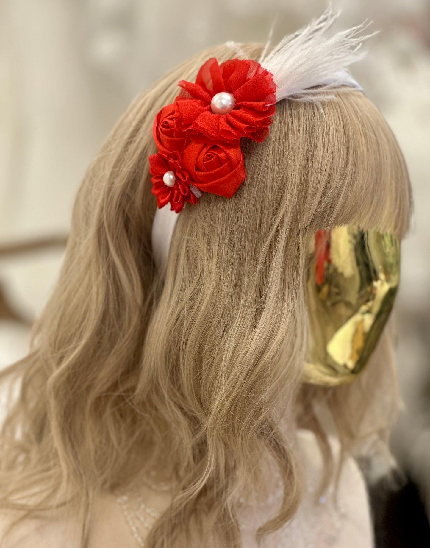 Girls Headband w/Flowers