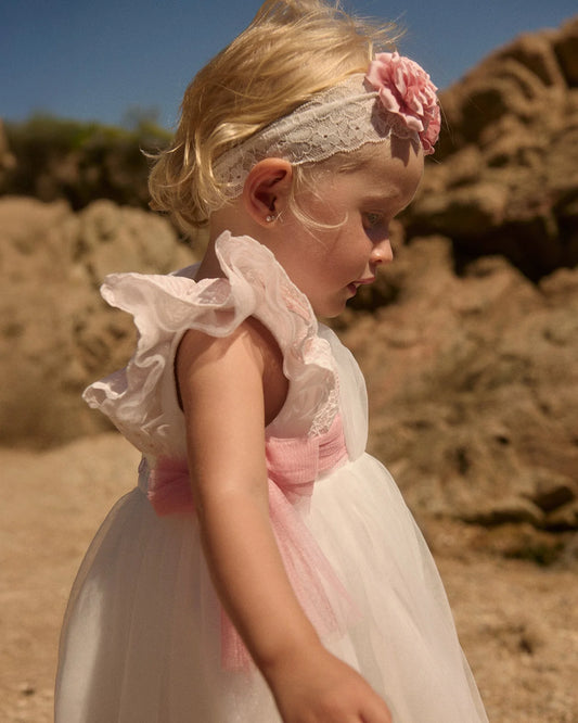 Abel & Lula Baby Girls Embroidered Dress