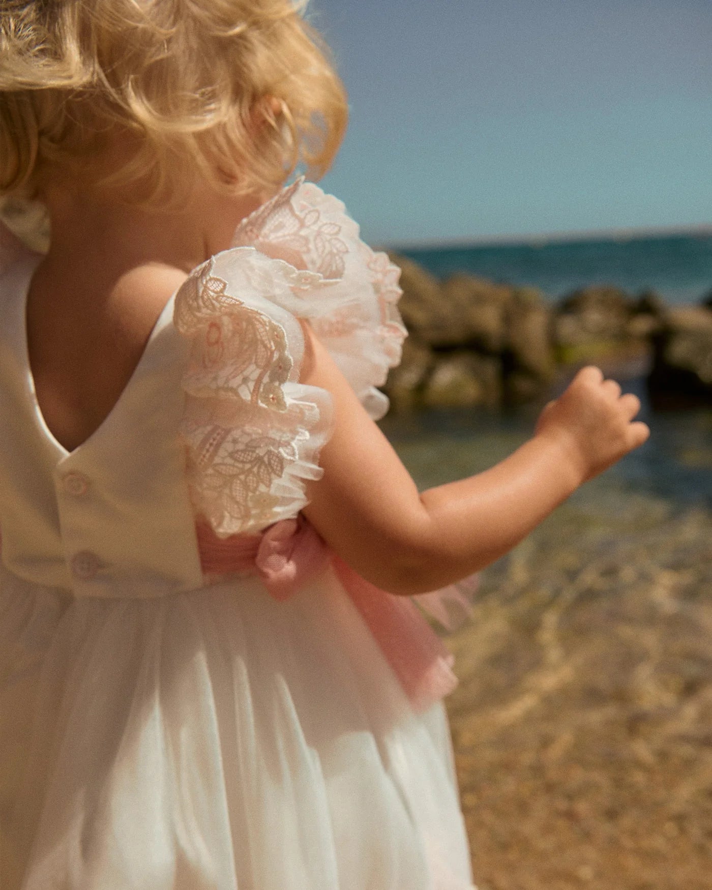 Abel & Lula Baby Girls Embroidered Dress