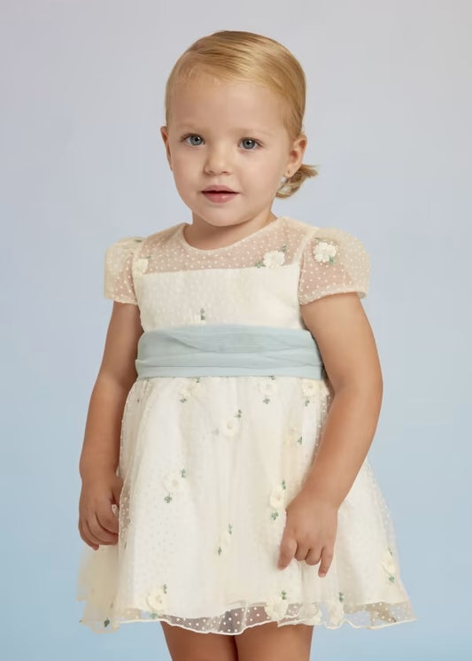 Abel & Lula Embroidered Tulle Dress