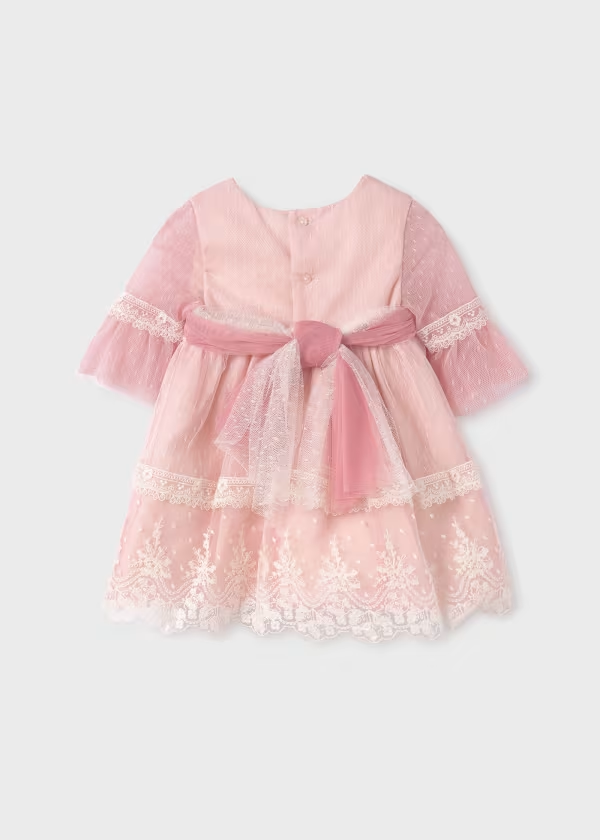 Abel & Lula Baby Tulle Plumeti Dress