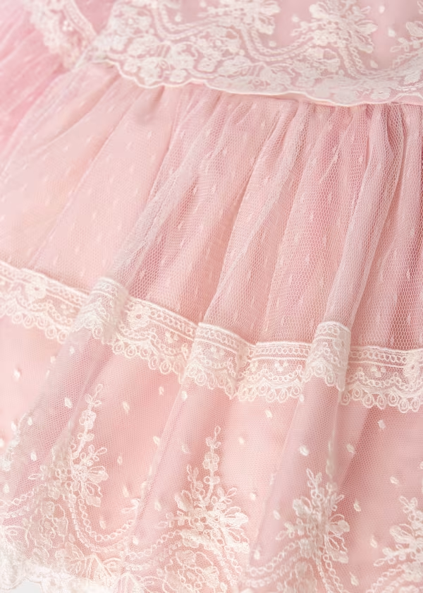 Abel & Lula Baby Tulle Plumeti Dress