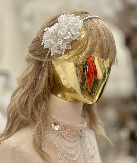 The Verity Lace Flower Headband