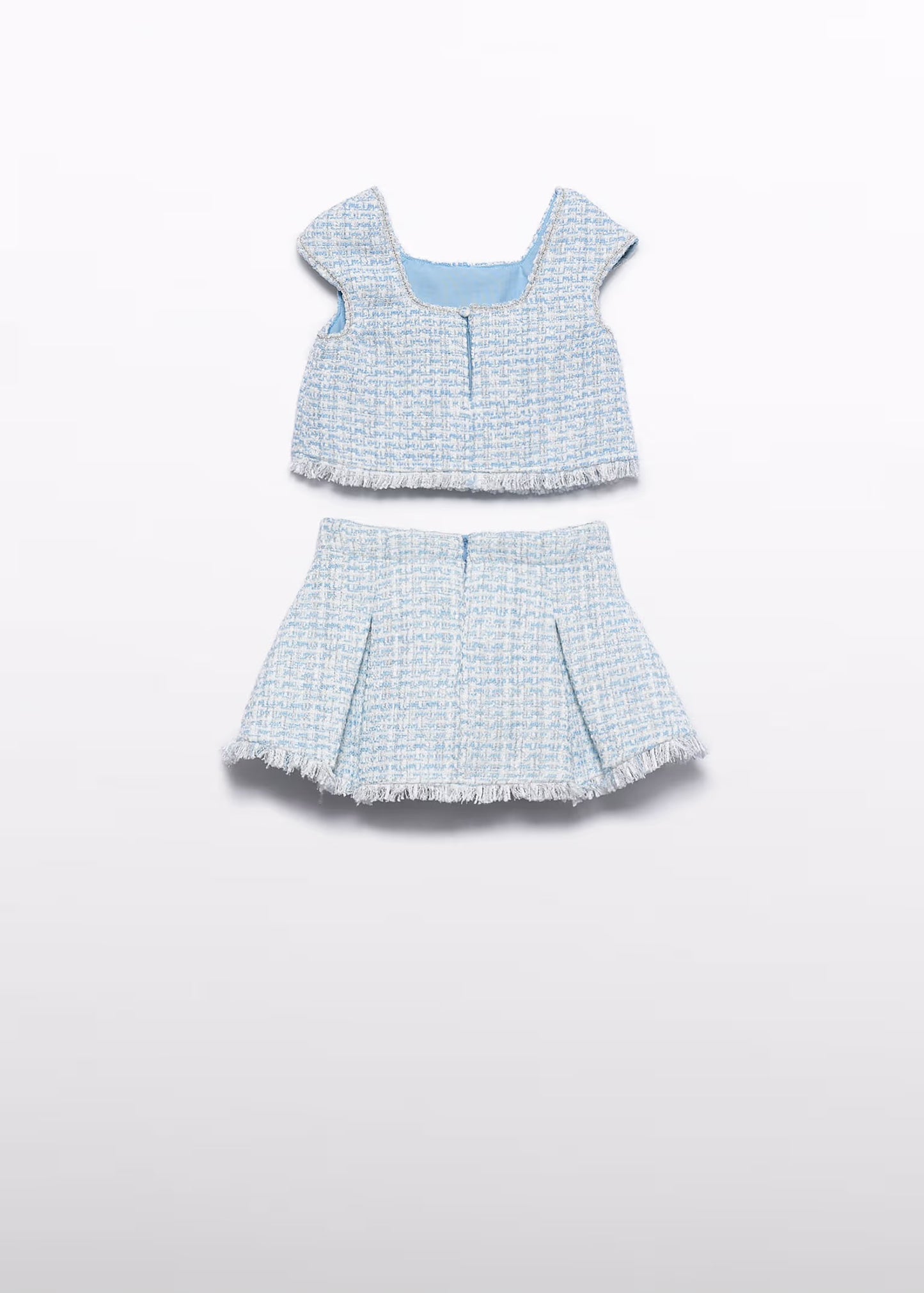 Abel & Lula Girl Tweed Set