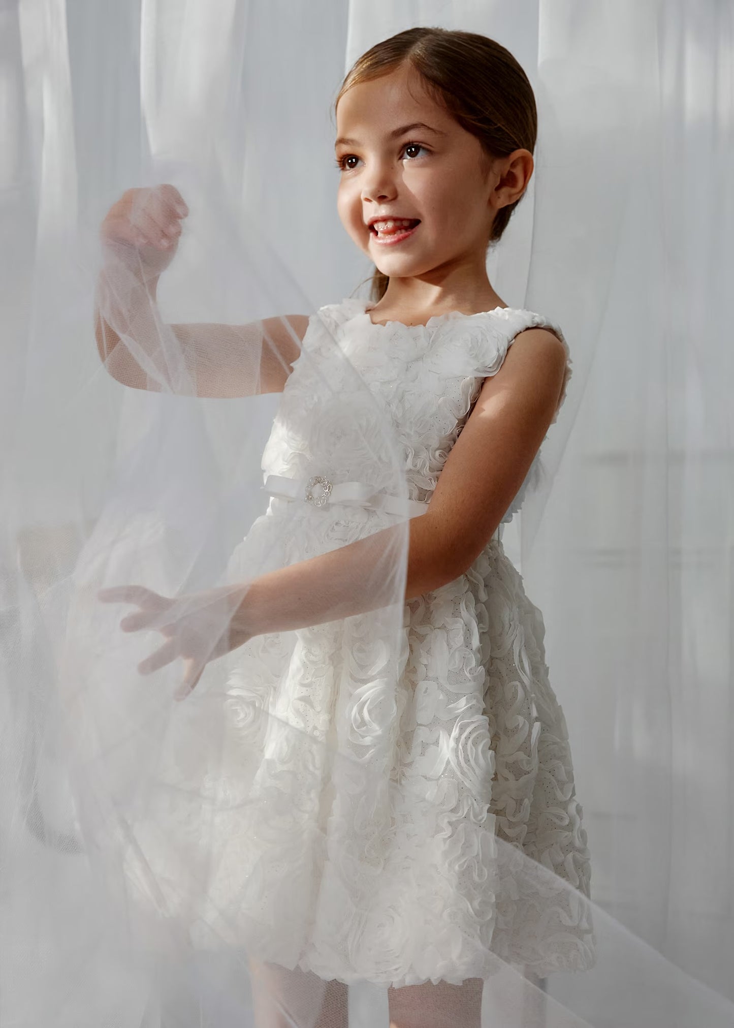 Abel & Lula Girl Belted Dress