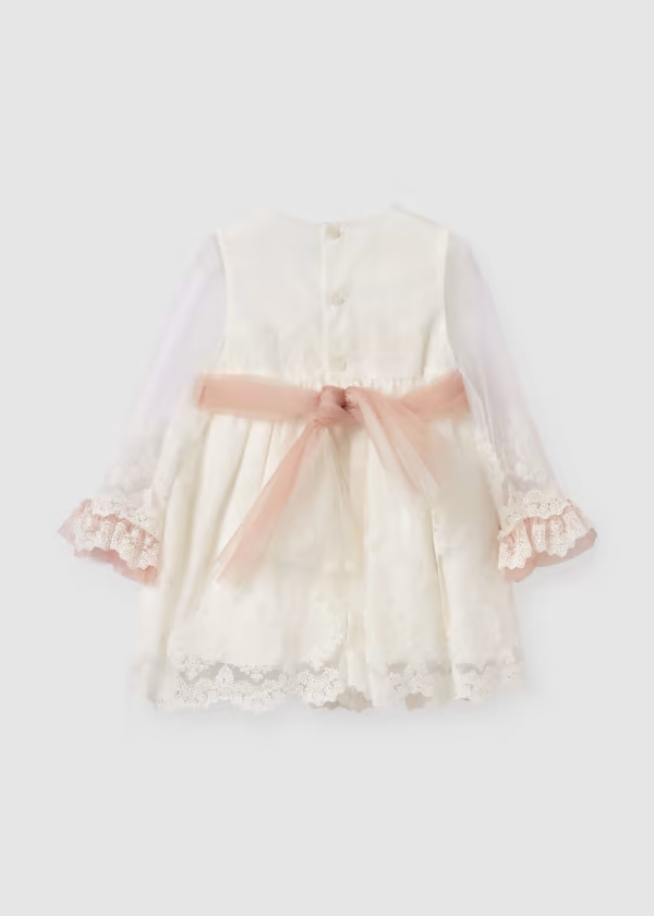 Abel & Lula Embroidered Tulle Dress