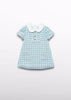 Abel & Lula Baby Girl Lurex Plaid Dress