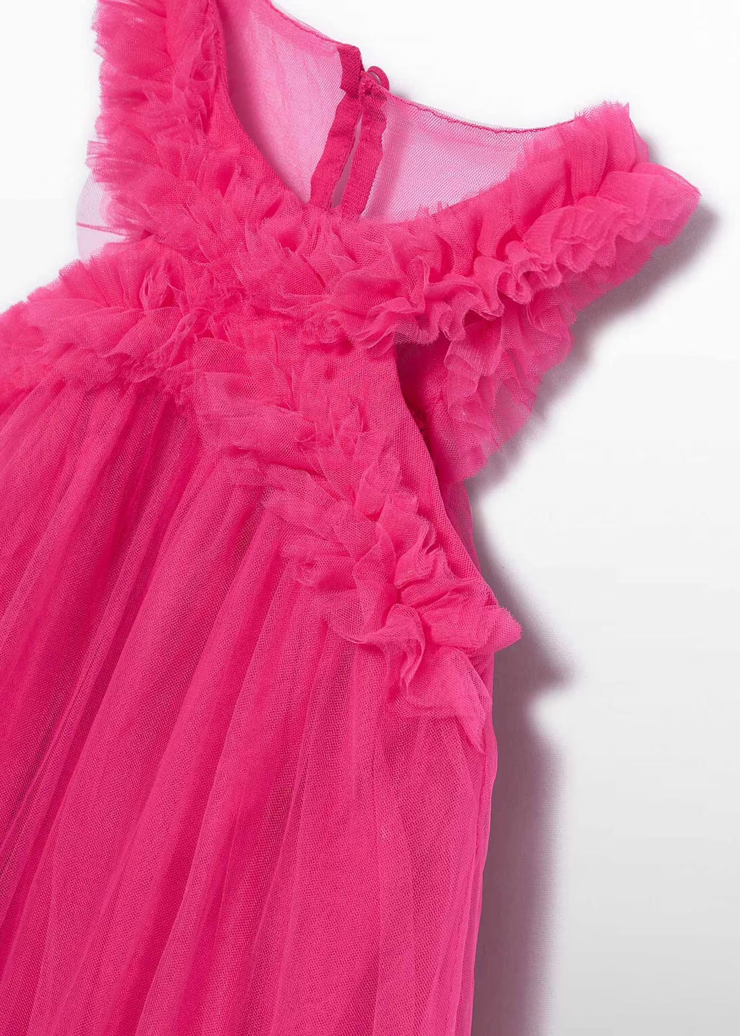 Abel & Lula Girl Ruffled Tulle Dress