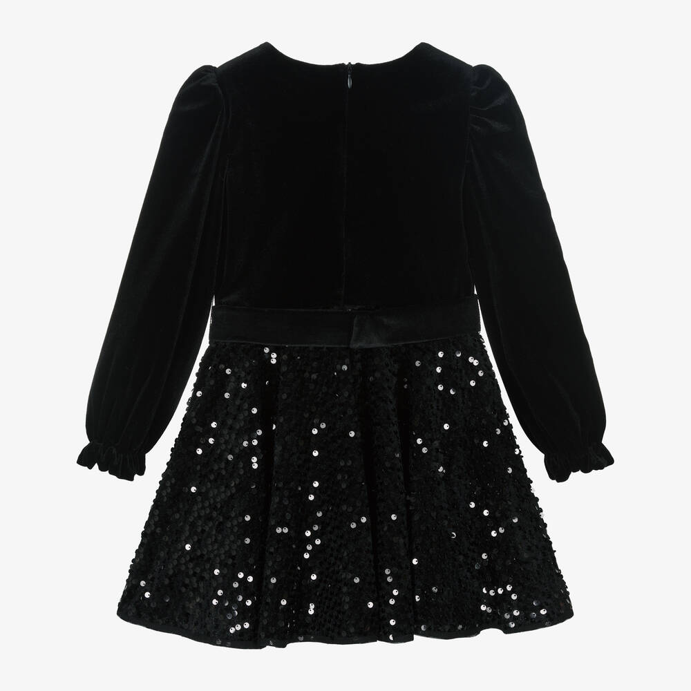 Abel & Lula Combined Sequin Dress