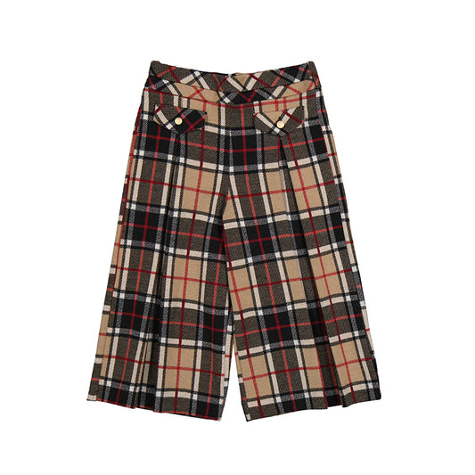 Abel & Lula Plaid Culottes