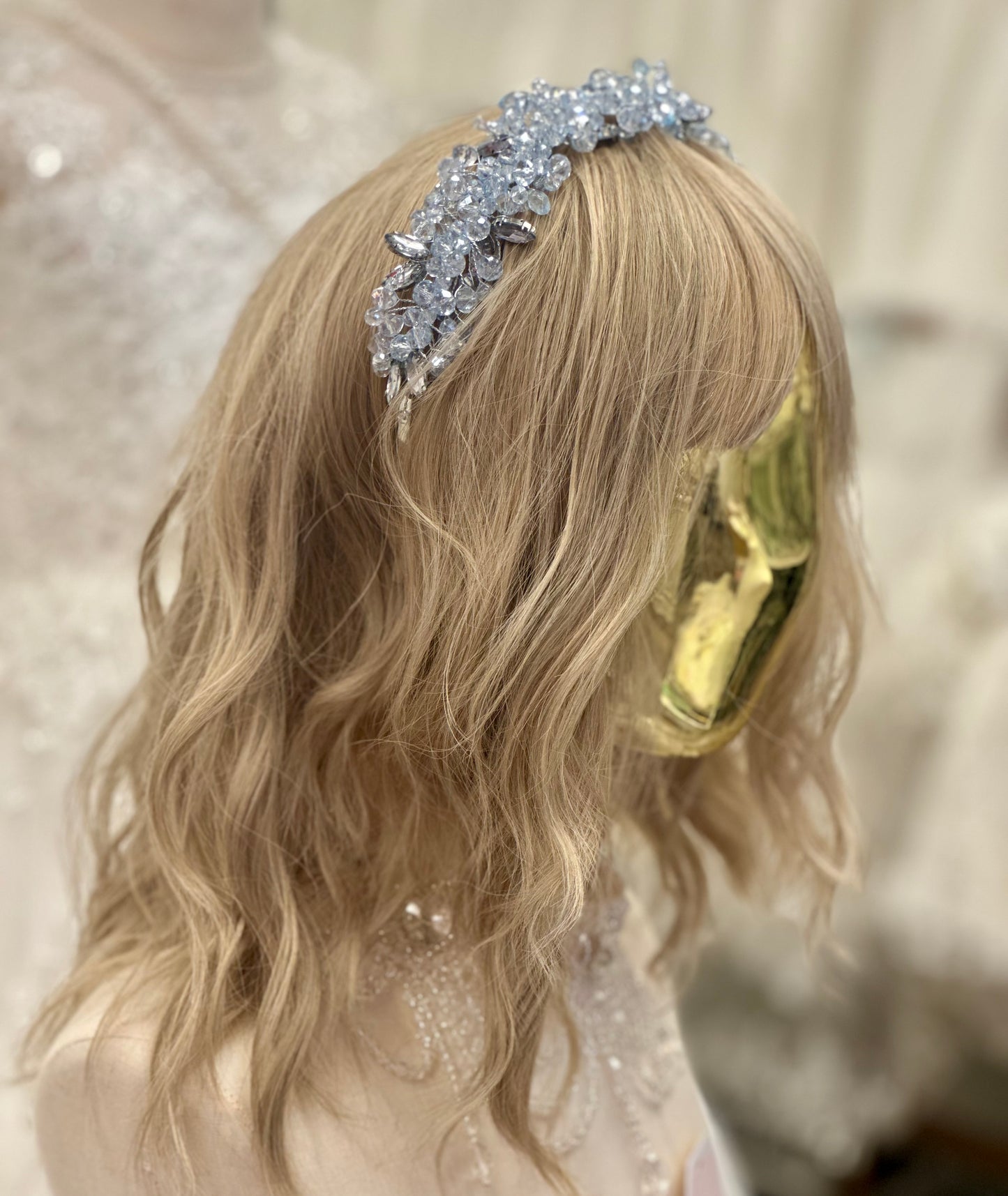 Blue Crystal Headband