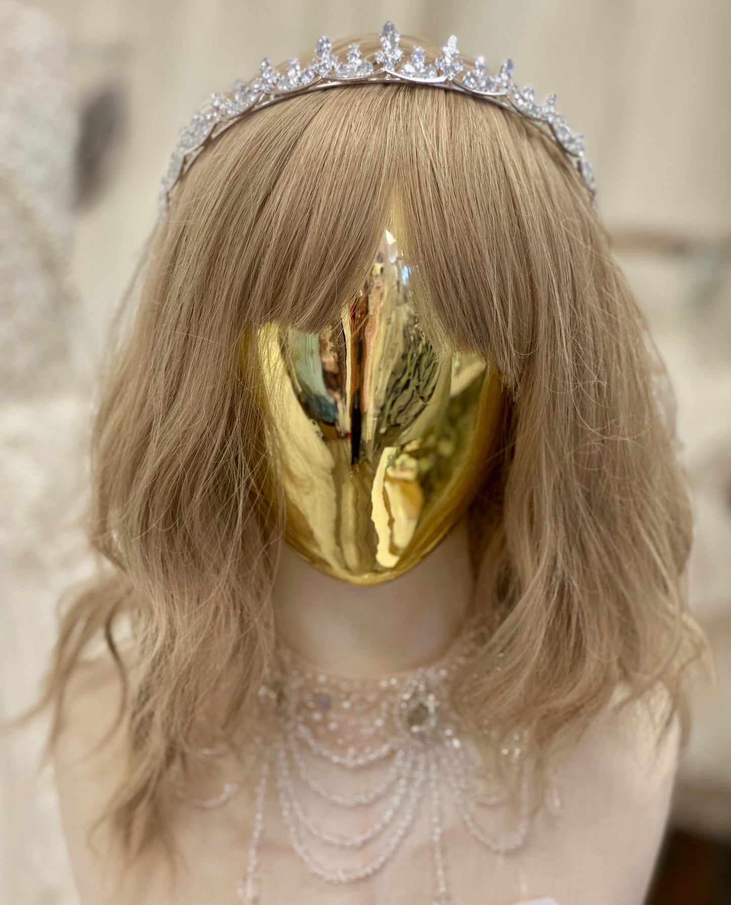 RHINESTONE TIARA CROWN