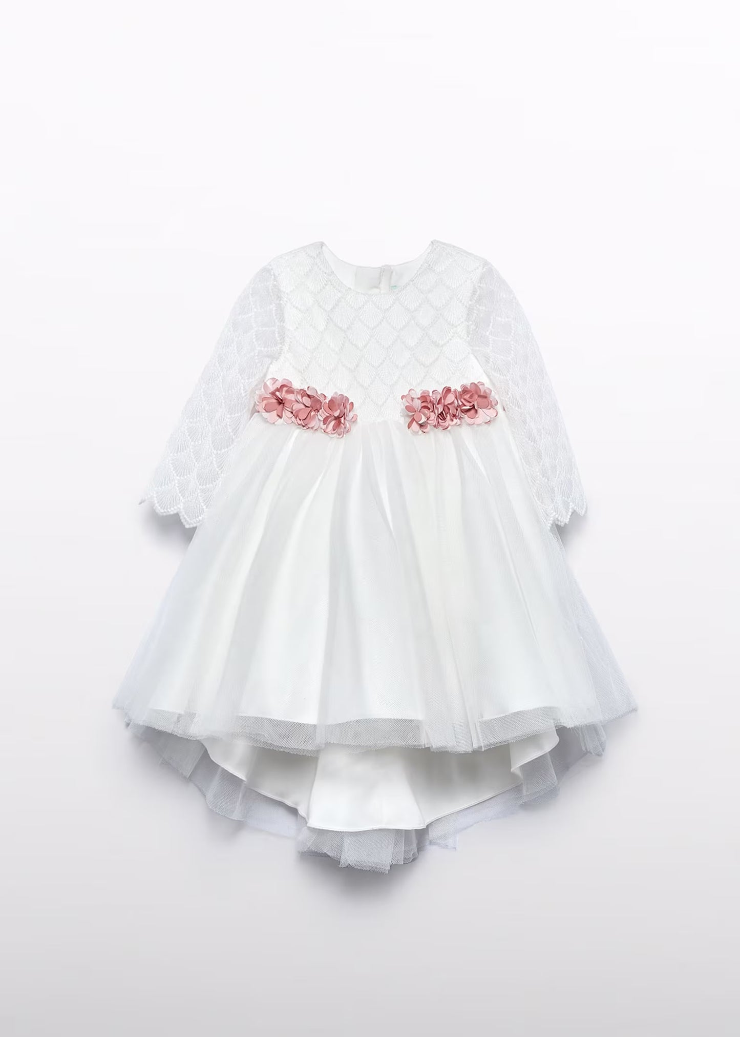 Abel & Lula Baby Girl Embroidered Tulle Dress