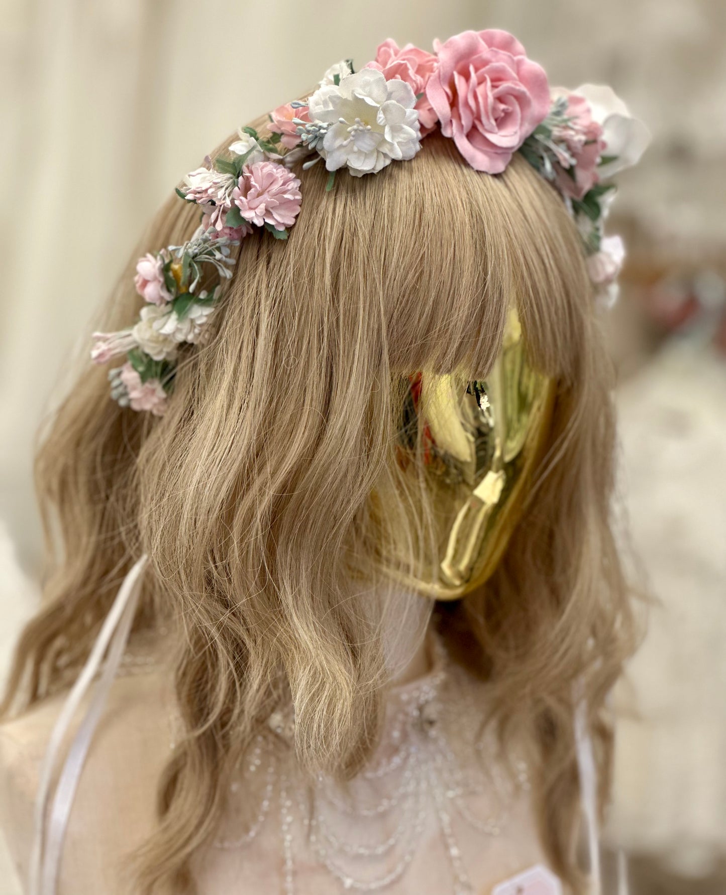 Floral Crown with Big flower center