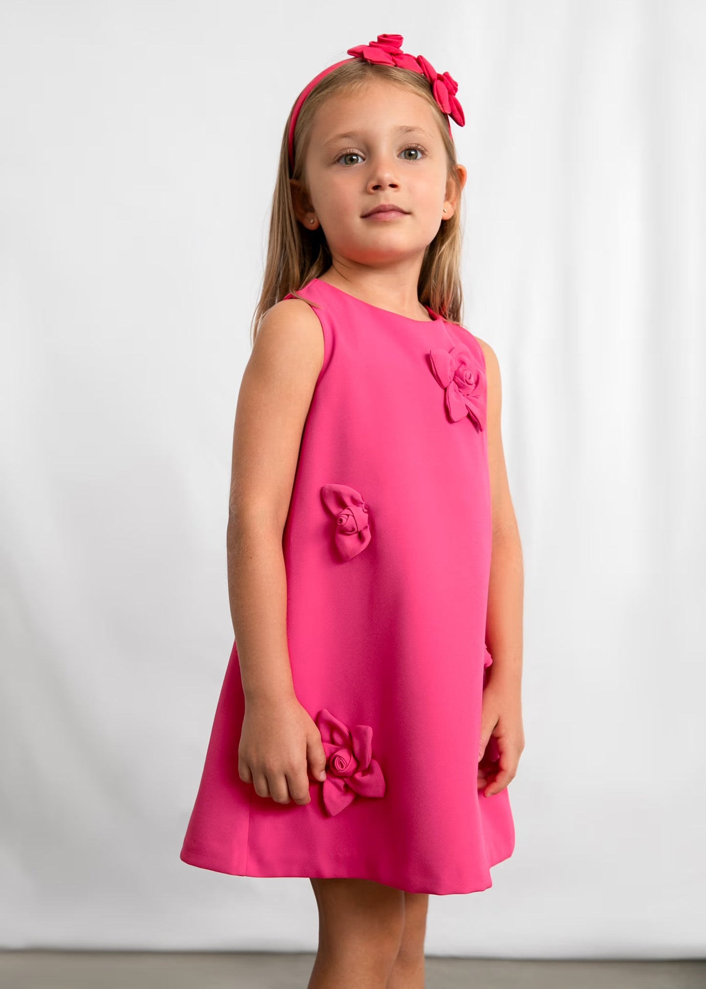 Mayoral Girl Flower Applique Dress