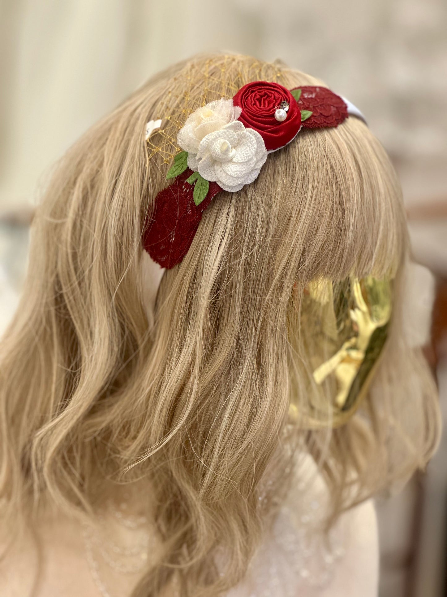 Girls Headband w/Flowers