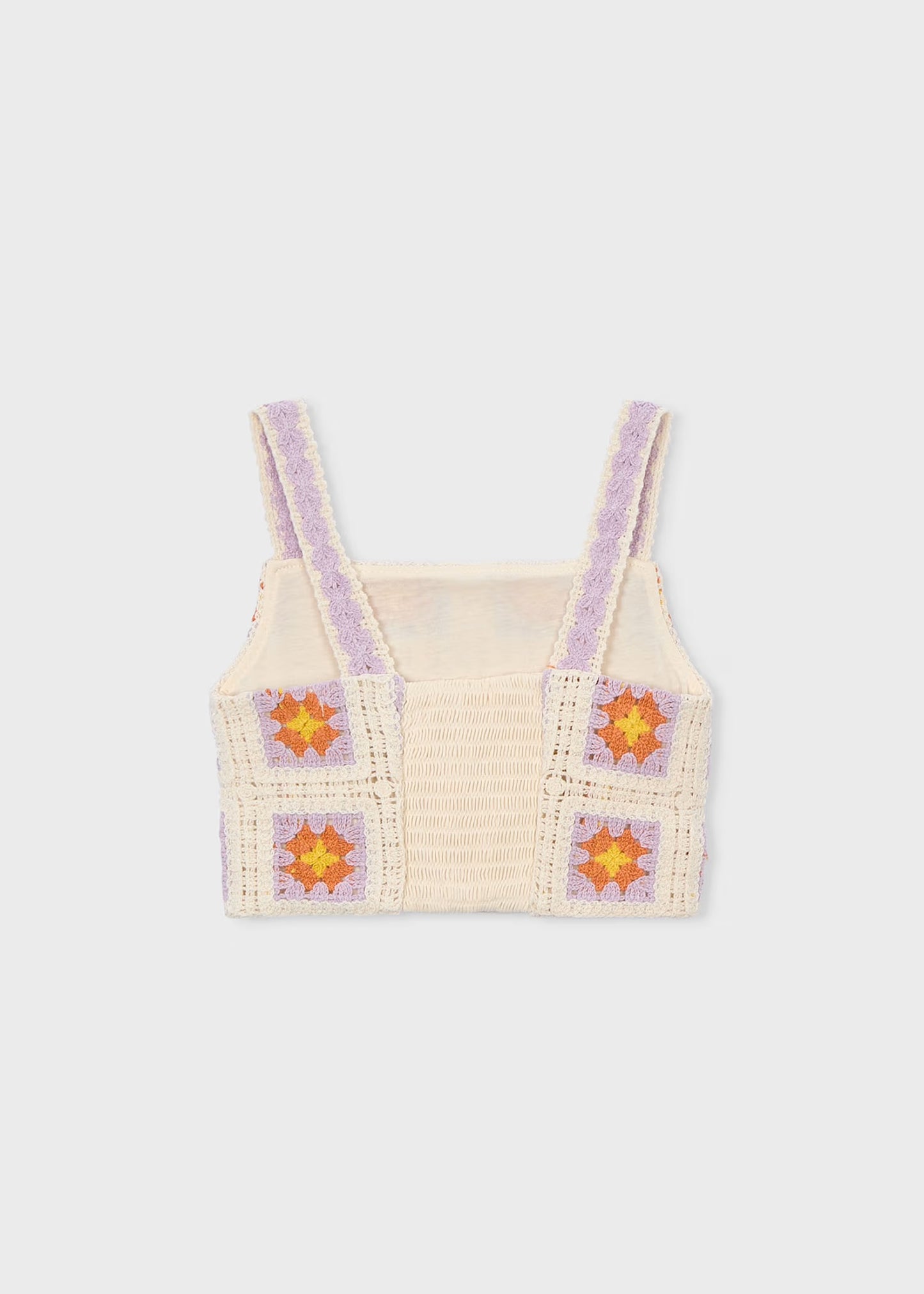 Mayoral Girl Crochet Top/Shorts Set