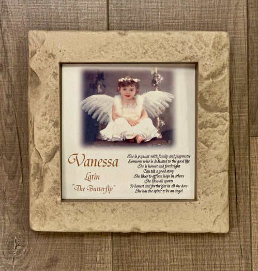 Personalized Detail Stone First Name Frame