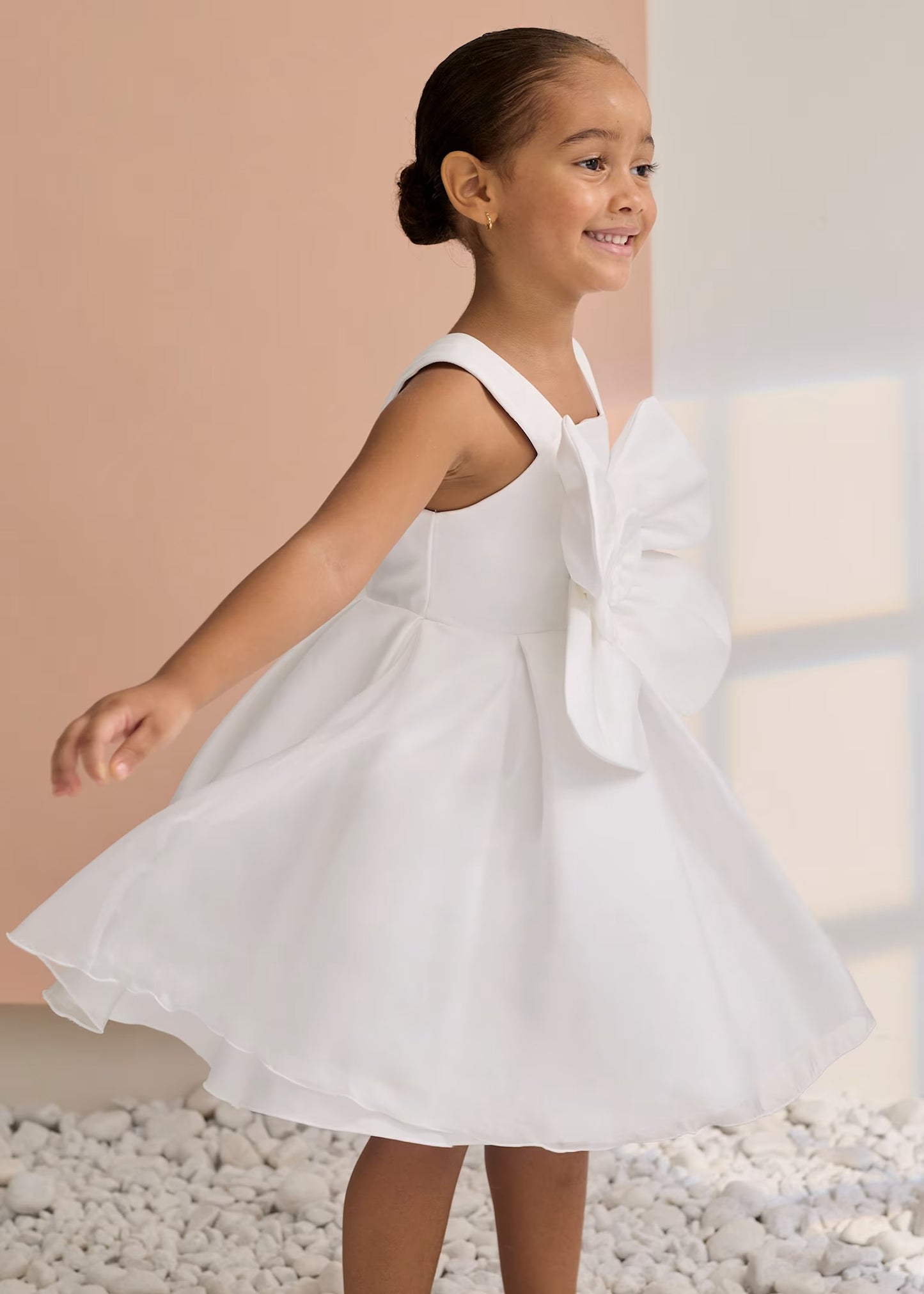 Abel & Lula Girl Flower Organza Dress