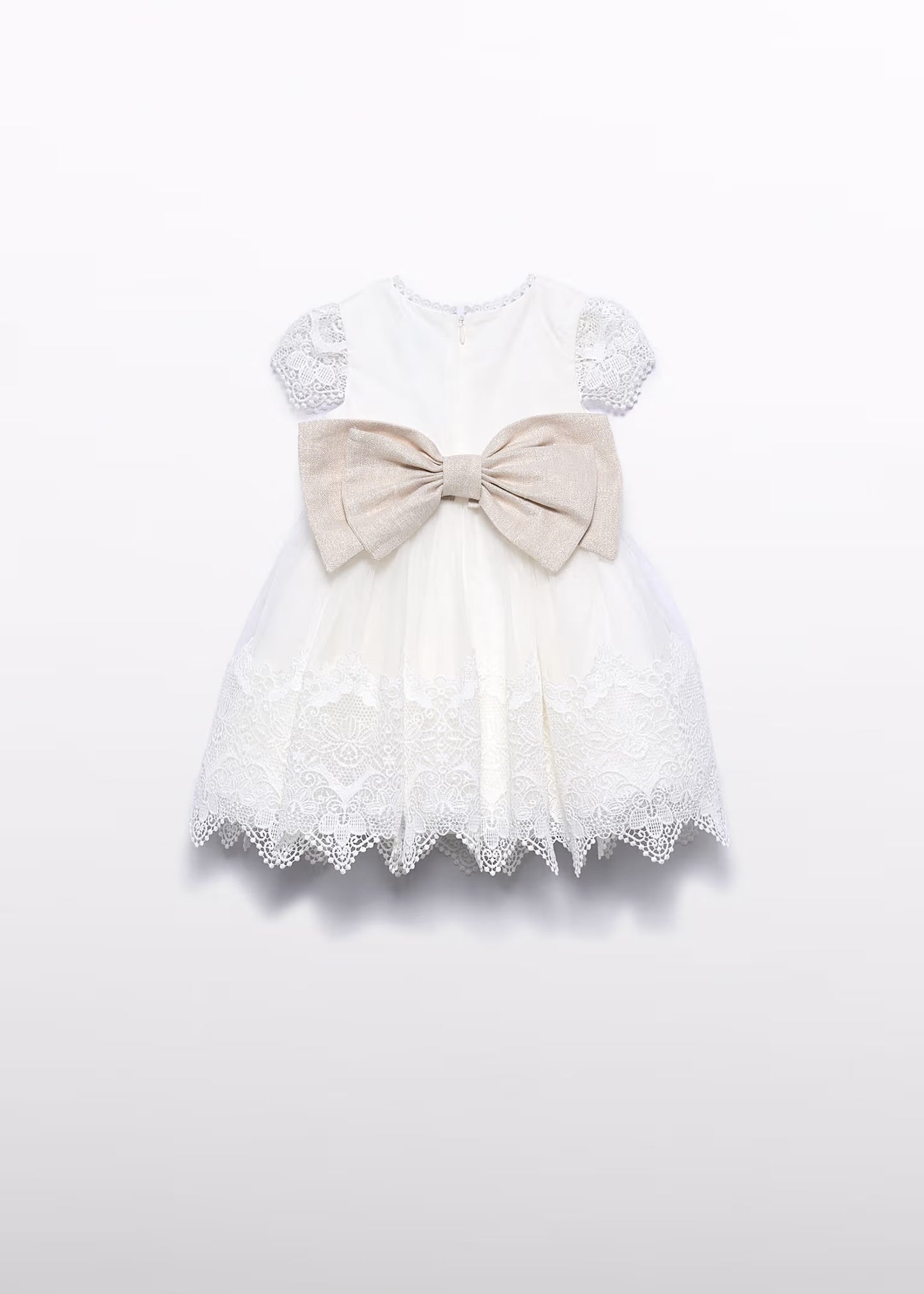 Abel & Lula Baby Embroidered Tulle Dress
