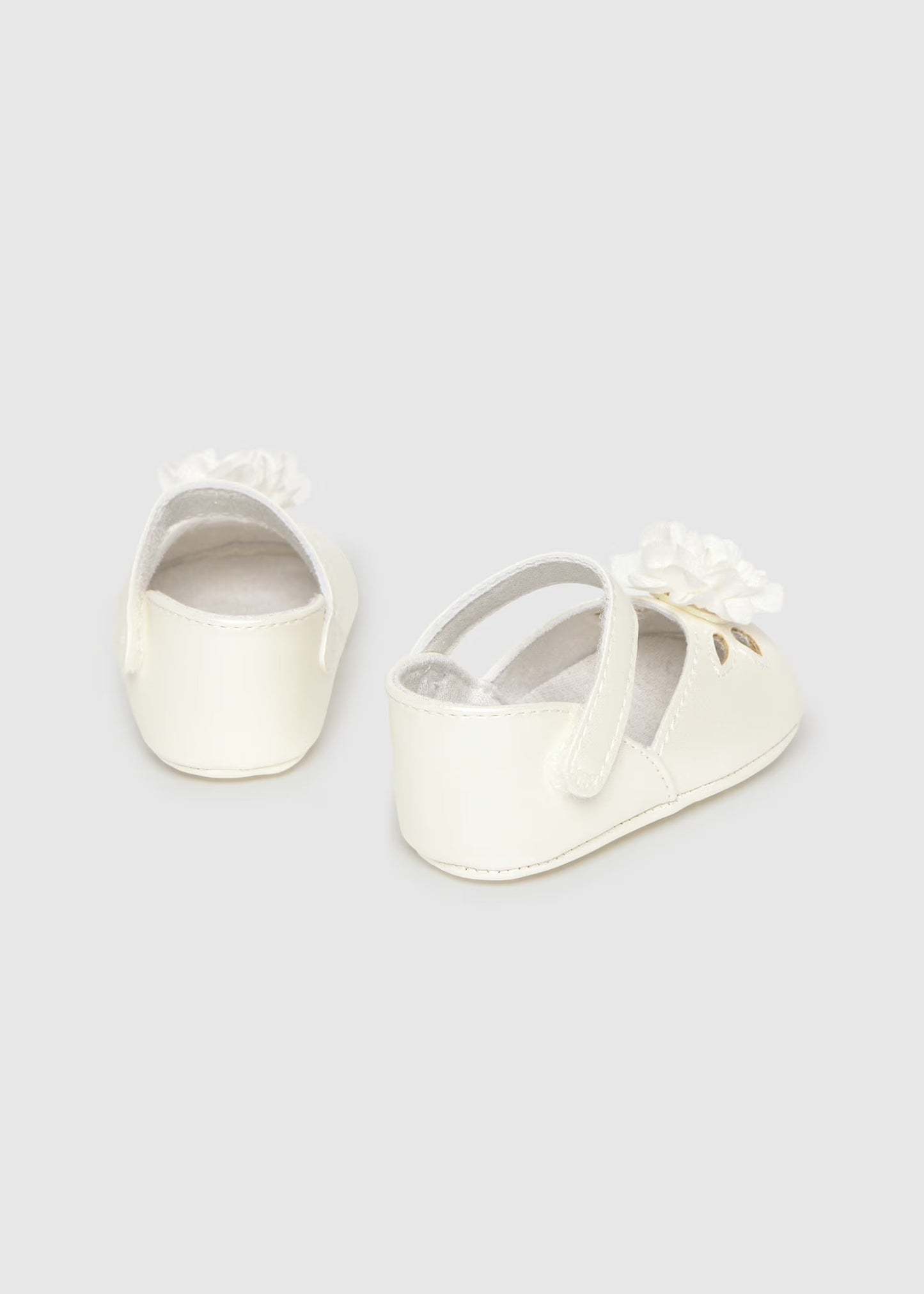 Mayoral Newborn Girl Flower Mary Janes