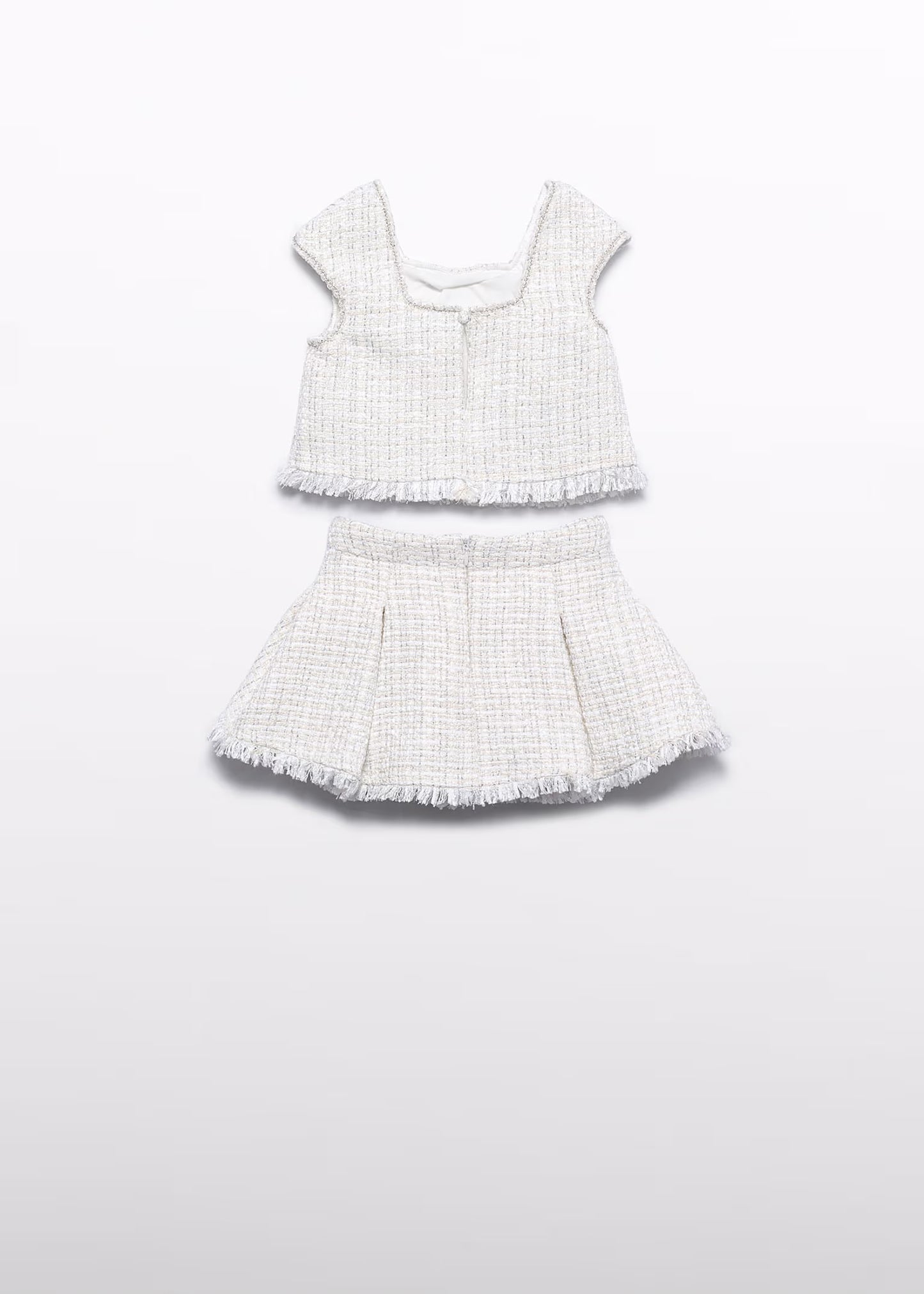 Abel & Lula Girl Tweed Set