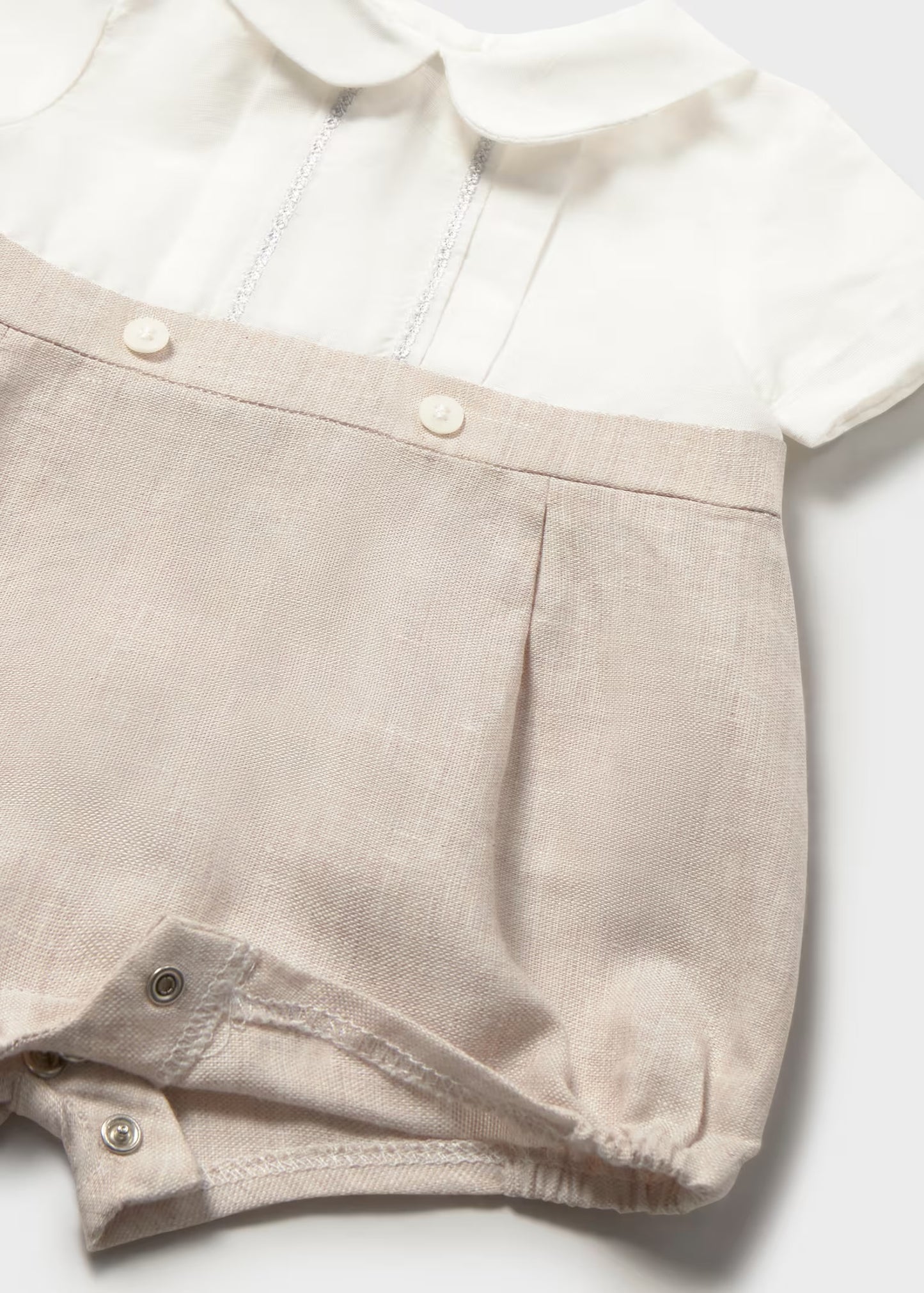 Mayoral Newborn Boy Ceremony Romper